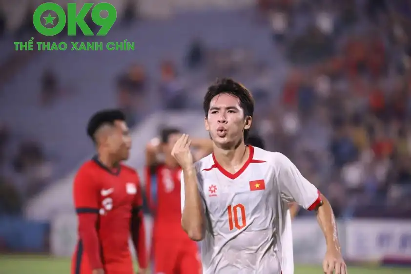 Lê Văn Thuận mang về chiến thắng nhọc nhằn cho U23 Việt Nam